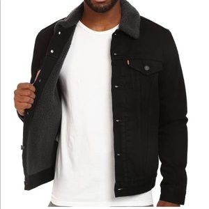 XL Men’s Levi’s Black Denim Sherpa Jacket